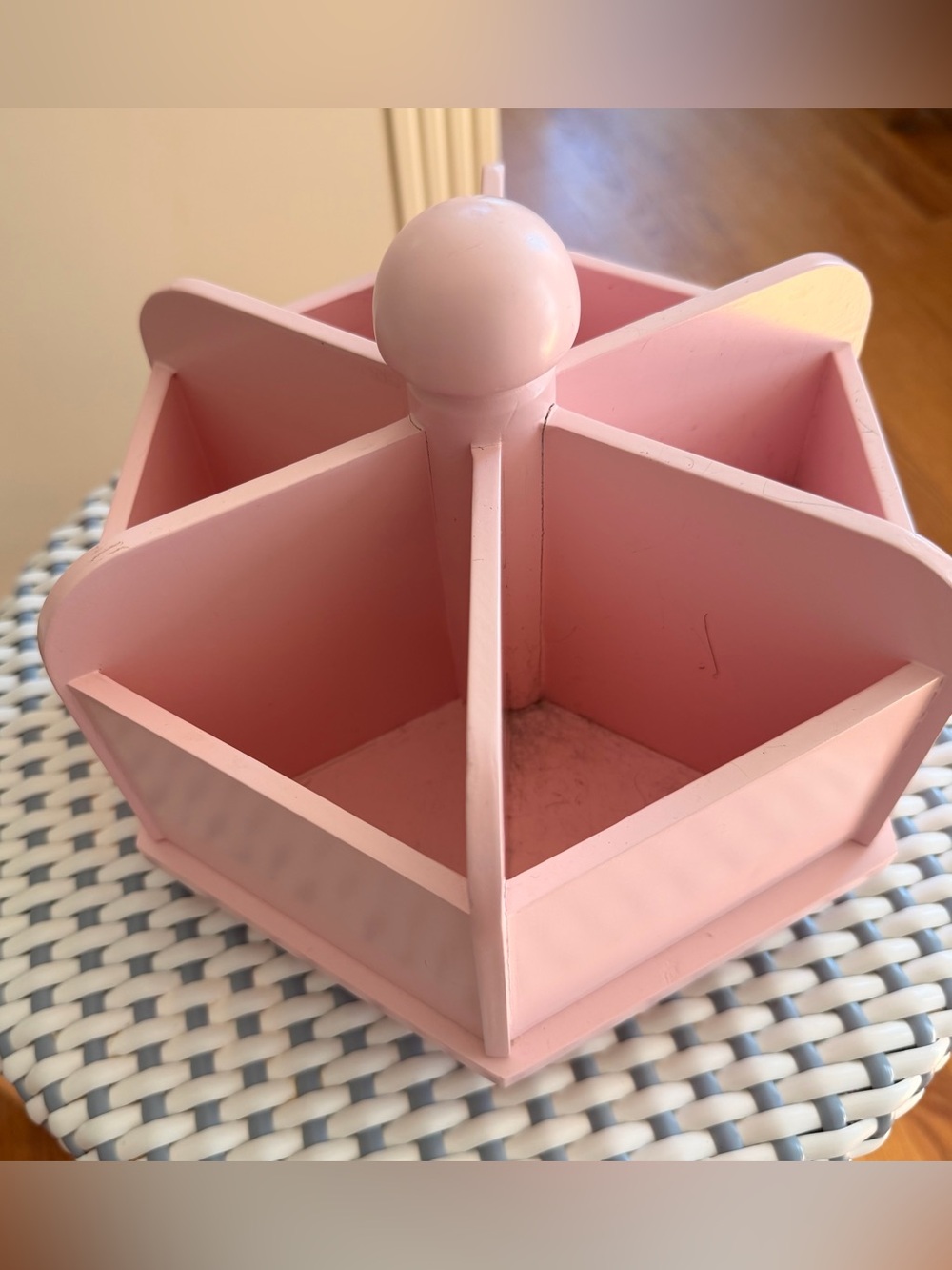 Pottery Barn Kids rotating desk organizer